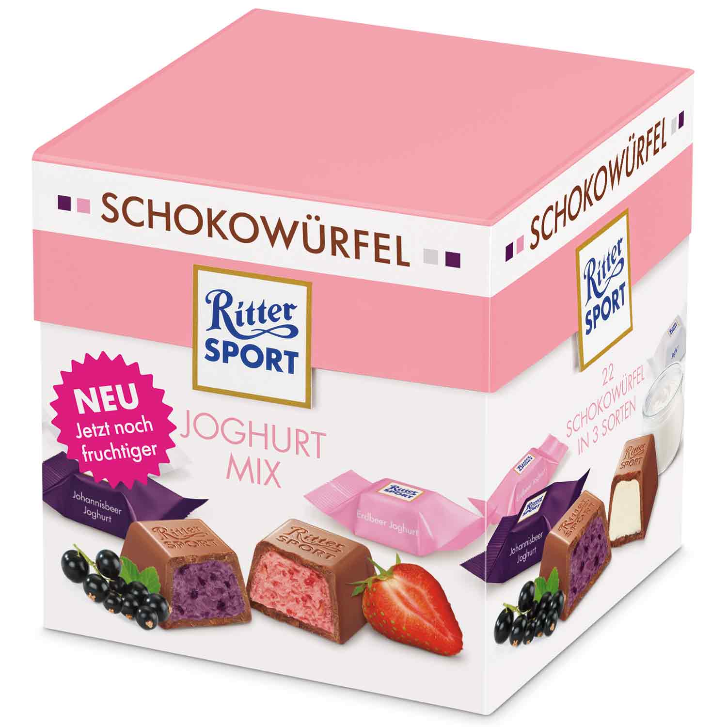 Ritter Sport Schokowürfel Joghurt Mix 22шт